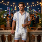 📢📢40% OFF !! ⏰Men's Floral Print Short Sleeve Shirt & Shorts Set