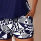 📢📢40% OFF !! ⏰Color-Blocking Printed Loose Swimsuit Set