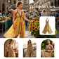 📢📢40% OFF !! ⏰Women's Boho Deep V Halter Maxi Dress