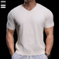 📢📢50% OFF !! ⏰Breathable V-Neck Knit Tee