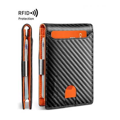 📢📢50% OFF !! ⏰Minimalist Men's Card Holder Wallet with RFID Blocking