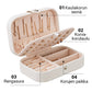 ✨ Das beste Geschenk für Sie ✨-Tragbares Schmuckkästchen mit zwei Fächern