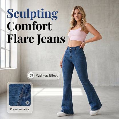 📢📢40% OFF !! ⏰Women's Classic Slim Fit Stretch Flare Jeans