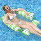 📢📢50% OFF !! ⏰Inflatable Stripe Pool Float Lounge Chair