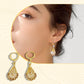 📢📢50% OFF !! ⏰Women's Gold-Plated Teardrop Earrings