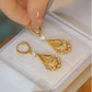📢📢50% OFF !! ⏰Women's Gold-Plated Teardrop Earrings