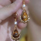 📢📢50% OFF !! ⏰Women's Gold-Plated Teardrop Earrings