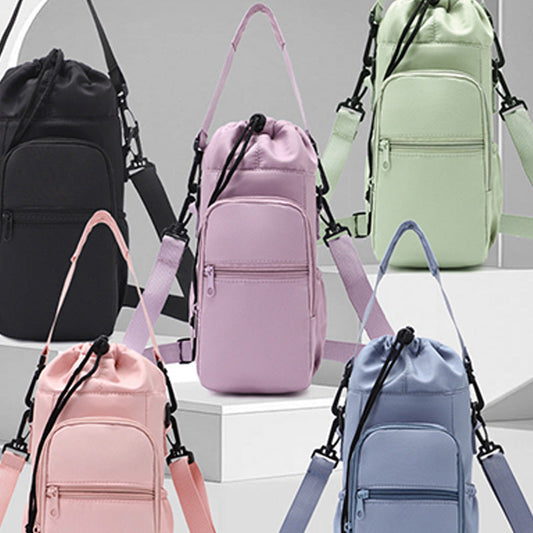 📢📢50% OFF !! ⏰Water Bottle Carrier Bag with Phone Pockets