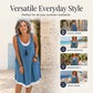 📢📢40% OFF !! ⏰Women's Sleeveless Fake 2-Piece Dress