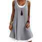 📢📢40% OFF !! ⏰Women's Sleeveless Fake 2-Piece Dress
