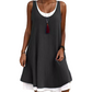 📢📢40% OFF !! ⏰Women's Sleeveless Fake 2-Piece Dress