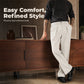 📢📢40% OFF !! ⏰Men's Soft Draped Straight Leg Pants