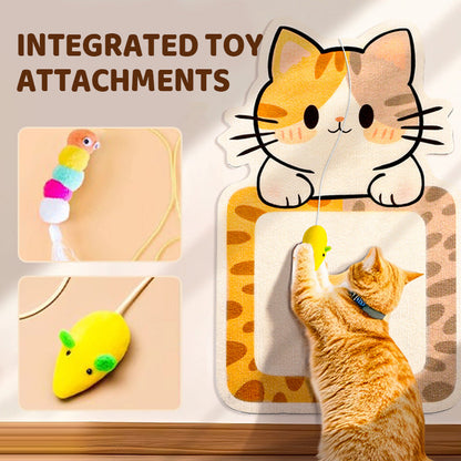 📢📢50% OFF !! ⏰Wall Mounted Cat Scratcher