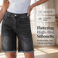 📢📢40% OFF !! ⏰Women’s Casual High Waisted Fringed Denim Shorts