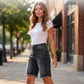 📢📢40% OFF !! ⏰Women’s Casual High Waisted Fringed Denim Shorts