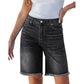 📢📢40% OFF !! ⏰Women’s Casual High Waisted Fringed Denim Shorts