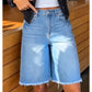 📢📢40% OFF !! ⏰Women’s Casual High Waisted Fringed Denim Shorts