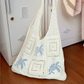 Turtle Pattern Crochet Tote Bag