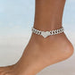 📢📢50% OFF !! ⏰Sparkly Rhinestone Butterfly Anklet Bracelet