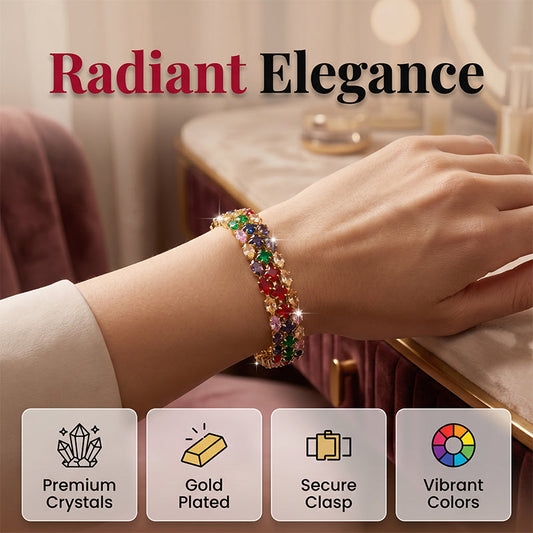 📢📢50% OFF !! ⏰Women's Elegant Multicolor Tennis Bracelet