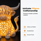 📢📢40% OFF !! ⏰Warm Glow Highland Cow Table Lamp
