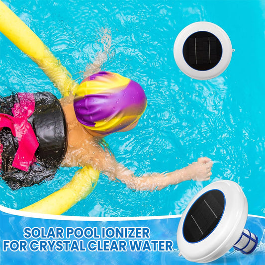 📢📢40% OFF !! ⏰Solar Pool Ionizer For Crystal Clear Water