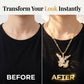 📢📢50% OFF !! ⏰Tri-Tone Angel Guardian Pendant Necklace