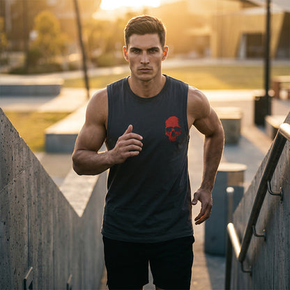 📢📢40% OFF !! ⏰Men Sleeveless Tank Top Loose Fit Summer Gym Workout Vest
