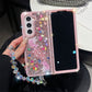 📢📢50% OFF !! ⏰Glitter Phone Case with Wrist Strap