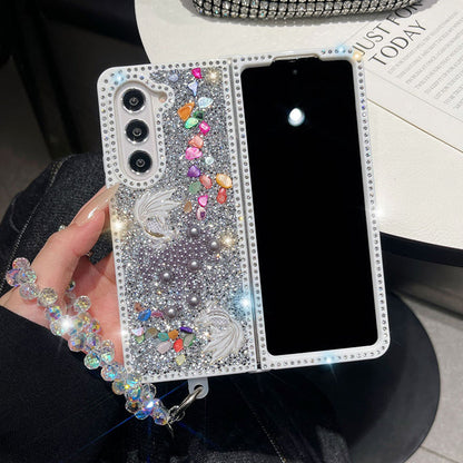 📢📢50% OFF !! ⏰Glitter Phone Case with Wrist Strap
