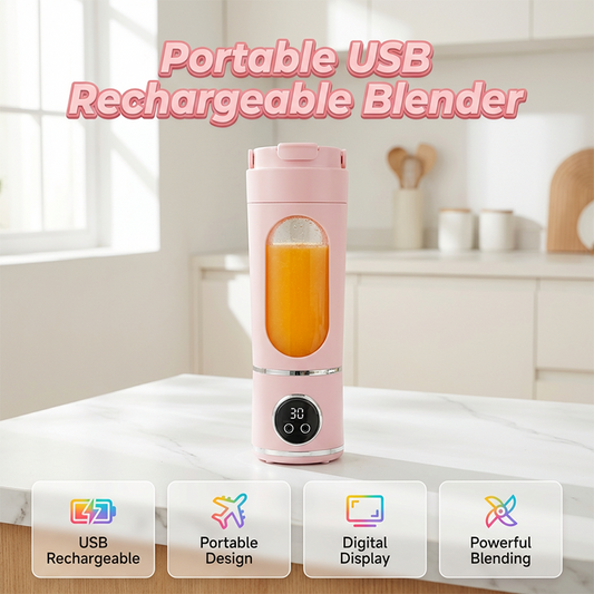 📢📢40% OFF !! ⏰Portable USB Rechargeable Blender