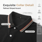 📢📢40% OFF !! ⏰Men Fashion Contrast Lapel Quick Drying Short Sleeve T-Shirt