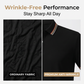 📢📢40% OFF !! ⏰Men Fashion Contrast Lapel Quick Drying Short Sleeve T-Shirt