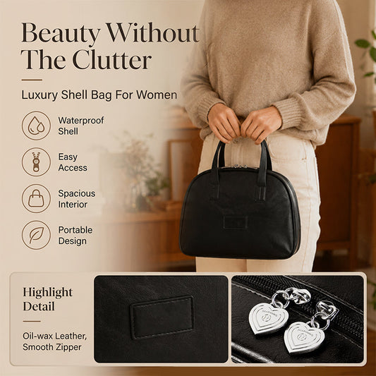 📢📢40% OFF !! ⏰Large Capacity PU Leather Makeup Bag