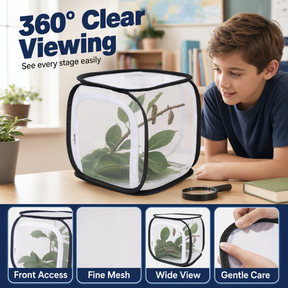 📢📢50% OFF !! ⏰Collapsible Insect Mesh Cage