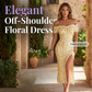 📢📢40% OFF !! ⏰Women's Off-Shoulder Floral Dress