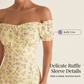 📢📢40% OFF !! ⏰Women's Off-Shoulder Floral Dress