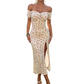 📢📢40% OFF !! ⏰Women's Off-Shoulder Floral Dress