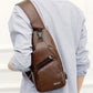 📢📢50% OFF !! ⏰Exquisite Gift - Men's Multifunctional High Quality Leather Chest Bag