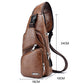 📢📢50% OFF !! ⏰Exquisite Gift - Men's Multifunctional High Quality Leather Chest Bag