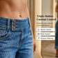 📢📢40% OFF !! ⏰Women Wide Leg Cropped Jeans Button High Waist Denim Pants