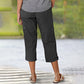 📢📢40% OFF !! ⏰Multi-Pocket Solid Color Casual Cargo Capri Pants
