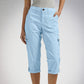 📢📢40% OFF !! ⏰Multi-Pocket Solid Color Casual Cargo Capri Pants