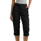 📢📢40% OFF !! ⏰Multi-Pocket Solid Color Casual Cargo Capri Pants