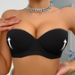⏳LAST WEEK SALE -ONLY £8.99!🖤💐Women's Convertible Strapless Minimiser Bandeau Bra Underwire Unlined for Large Bust