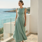 📢📢40% OFF !! ⏰Women's Sleeveless Round Neck Wrap-Waist Maxi Dress