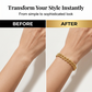 📢📢50% OFF !! ⏰Elegant Gold Double-Layer Link Bracelet