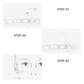 📢📢40% OFF !! ⏰3-in-1 Eyeliner and Lower Lash Stamp Kit