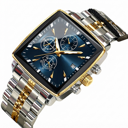 📢📢40% OFF !! ⏰Men's Classic Square Dial Quartz Watch