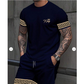 📢📢40% OFF !! ⏰Men Summer 2-Piece T-Shirt and Shorts Casual Set